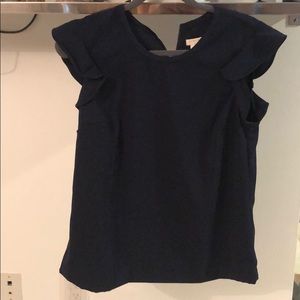 Navy Jcrew Blouse